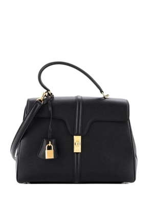 Celine Pre-Owned 16 Top Handle Bag Grained Calfskin Medium shoulder bag - Black