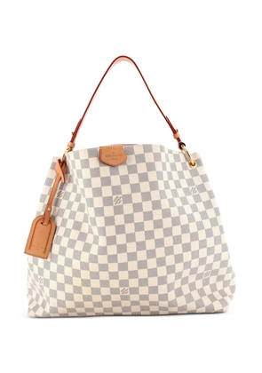 Louis Vuitton Pre-Owned Graceful Handbag Damier MM hobo bag - White