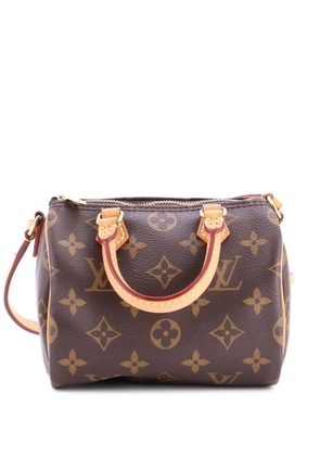Louis Vuitton Pre-Owned Speedy Bandouliere Bag Monogram Canvas Nano crossbody bag - Brown
