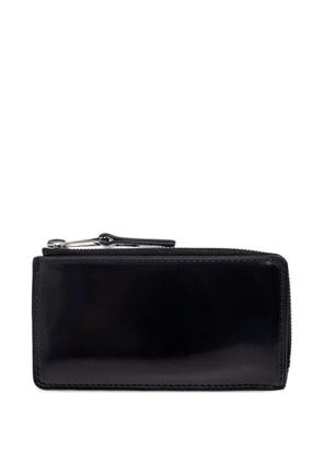 LEMAIRE zip-top leather wallet - Black