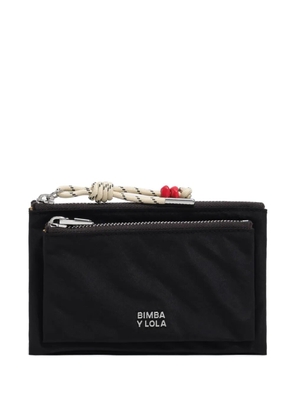 Bimba y Lola zip compact purse - Black