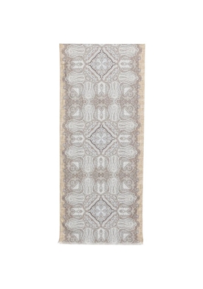 Dell'oglio Salina paisley scarf - Neutrals