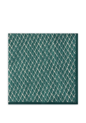 slowear diamond-pattern scarf - Green