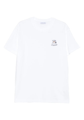 Maison Labiche Café Popincourt embroidered T-shirt - White
