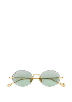 Eyepetizer Met round-shape metal sunglasses - Green