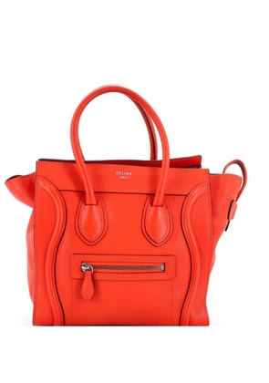 Celine Pre-Owned Luggage Bag Grainy Leather Mini tote bag - Red
