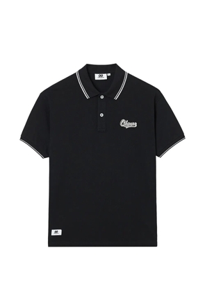 CHOCOOLATE logo-detail cotton polo shirt - Black