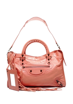 Balenciaga Pre-Owned 2000s braided handle shoulder bag - Pink