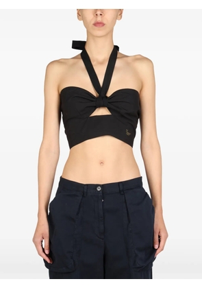 1/OFF halterneck top - Black