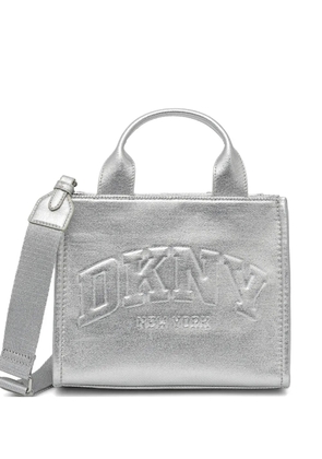 DKNY metallic-effect tote bag - Silver