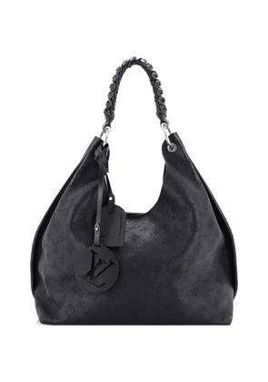 Louis Vuitton Pre-Owned Carmel Mahina Leather hobo bag - Black
