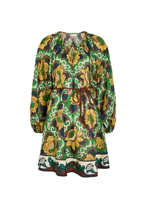 ALEMAIS floral-print dress - Blue