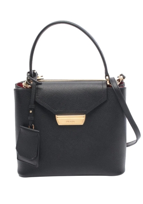Prada Pre-Owned 2010-2025 Saffiano Ingrid Top Handle satchel - Black