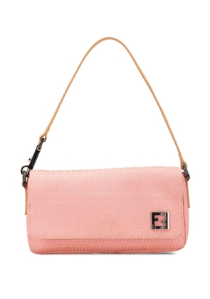 Fendi Pre-Owned 2000-2010 Micro Zucchino Canvas shoulder bag - Pink