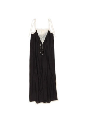 Bimba y Lola lace-detail midi dress - Black