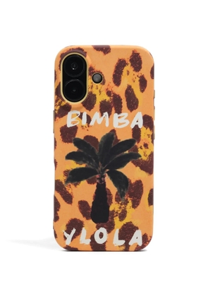Bimba y Lola Iphone 17 animal-print phone case - Yellow