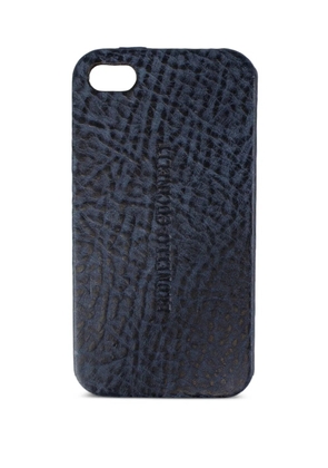 Brunello Cucinelli textured phone-case - Blue