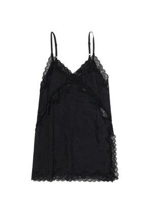 Bimba y Lola lace-detail top - Black