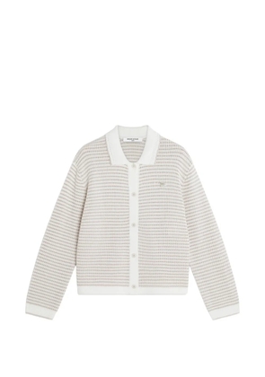 Maison Kitsuné Baby Fox button cardigan - White