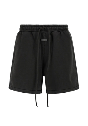 Fear Of God elasticated logo patch bermuda shorts - Black