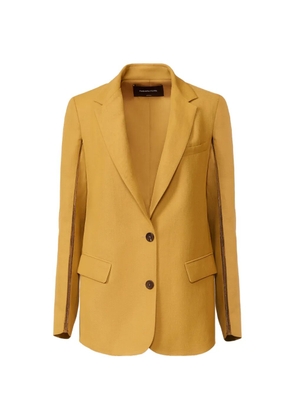 Fabiana Filippi zip detail blazer - Yellow