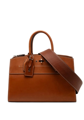 Louis Vuitton Pre-Owned 2016 Leather City Steamer MM satchel - Brown