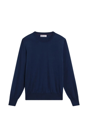 Brunello Cucinelli crew-neck sweater - Blue