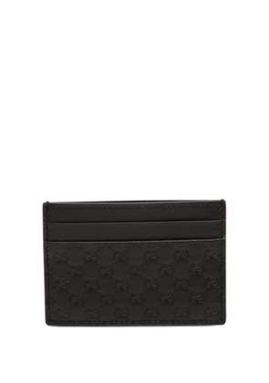 Gucci Pre-Owned 2016-2026 Microguccissima card holder - Black