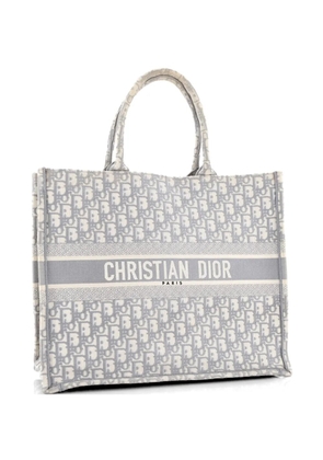 Christian Dior Pre-Owned Book Oblique Canvas Large tote bag - Grey