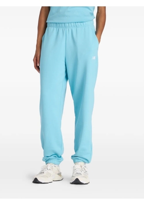 New Balance logo relaxed track pants - Blue