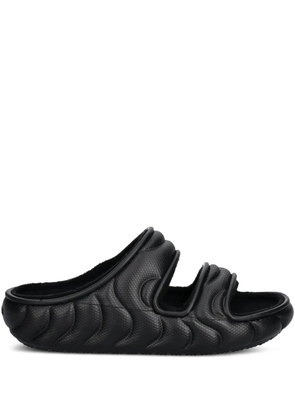 Crocs textured strap slides - Black