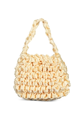 Miista Mini Theodore ruched shoulder bag - Yellow