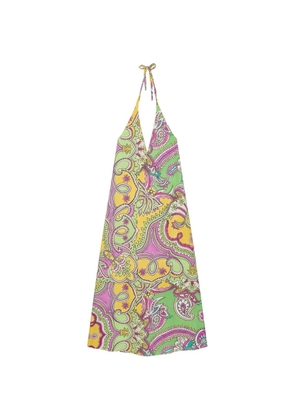 MALIPARMI Hippie Lotus V-neck dress - Yellow