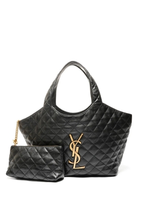 Saint Laurent Pre-Owned 2025 quilted tote bag - Black