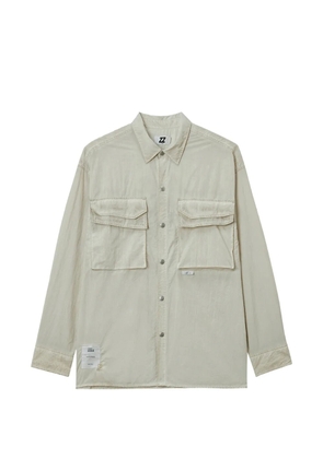 izzue chest-pockets shirt - Neutrals