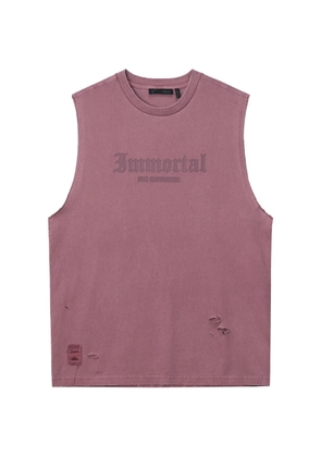 FIVE CM distressed tank top - Pink