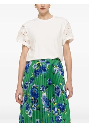 NISSA embroidered T-shirt - White