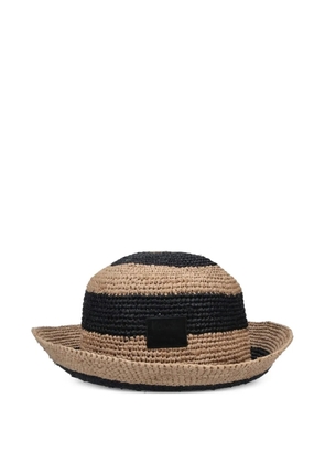 Paul Smith striped hat - Neutrals