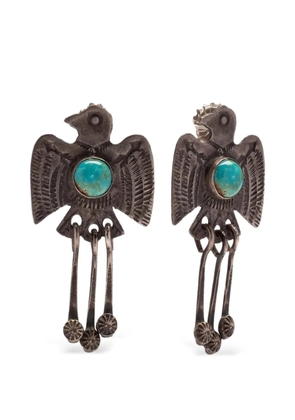 Fortela Bird drop earrings - Black