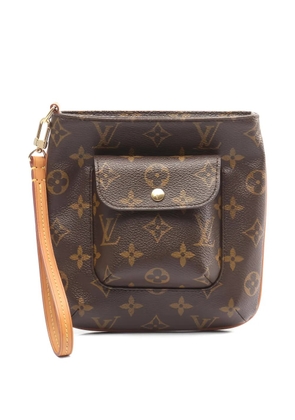 Louis Vuitton Pre-Owned 2002 Partition monogram pocket pouch - Brown