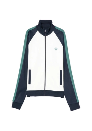 Fred Perry contrast-sleeve jacket - White