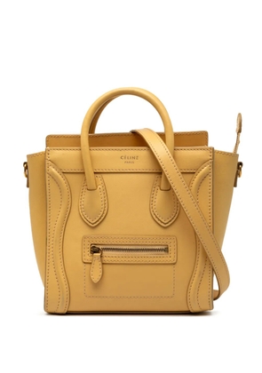 Celine Pre-Owned 2014 Nano Leather Luggage Tote satchel - Yellow