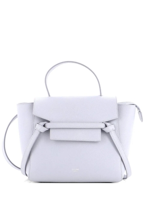 Celine Pre-Owned Belt Bag Textured Leather Nano shoulder bag - Blue