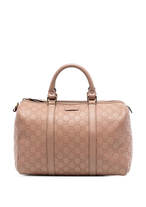 Gucci Pre-Owned 2016-2025 Medium Guccissima Joy boston bag - Brown