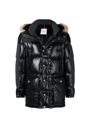 Moncler hooded puffer jacket - Black