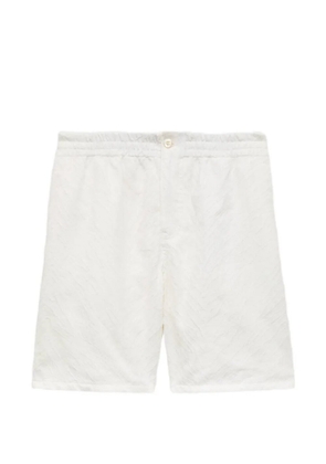 Kenzo Tiger textured shorts - White