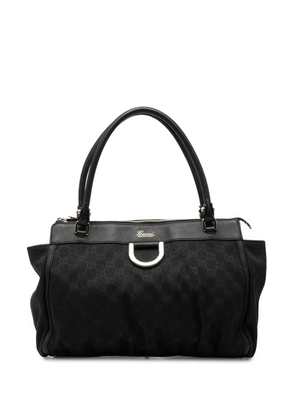 Gucci Pre-Owned 2000-2015 GG Canvas Abbey D Ring tote bag - Black