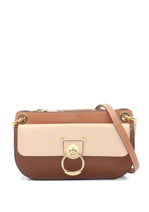 Chloé Pre-Owned 10s Tess chain leather shoulder bag - Brown