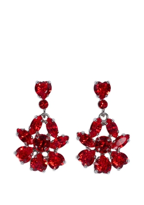 Simone Rocha Heartbloom drop earrings - Silver