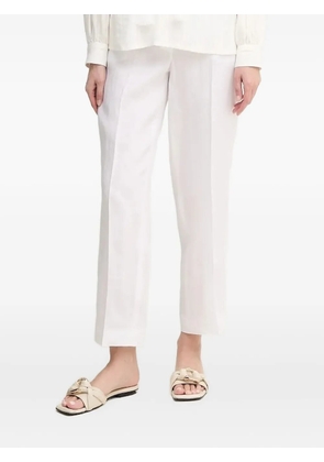LUISA SPAGNOLI pleated-front trousers - White